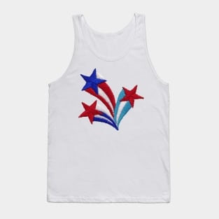 Embroidery American Stars Tank Top